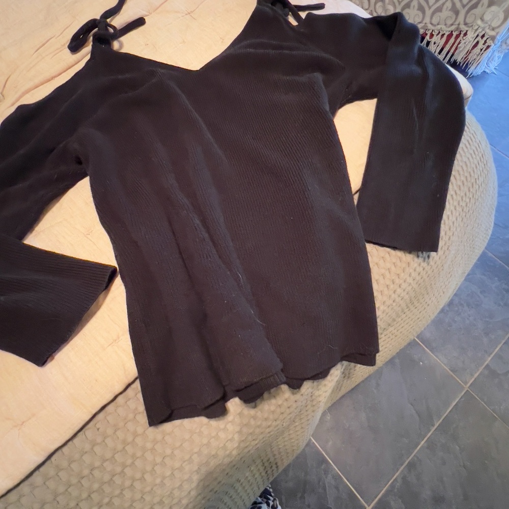 Loft cold shoulder sweater